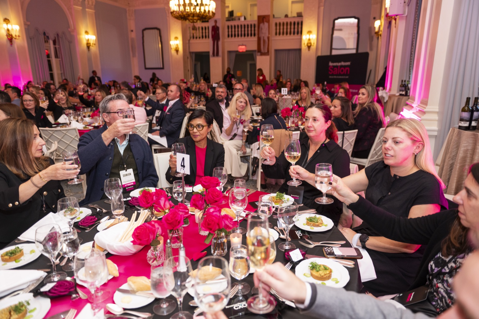 Guests at dinner during Revenue Room™ Salon 2026